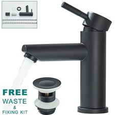 Black Basin Sink Mixer Tap
