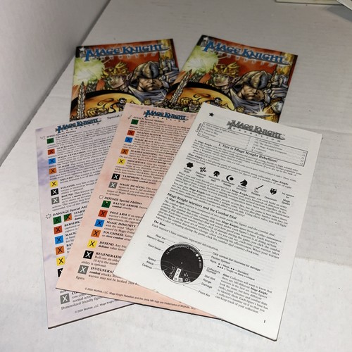 Mage knight rule book comic - knight,
