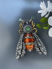 Lovely Enamel and Rhinestone