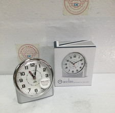 Acctim Bedside Alarm Clock, Silver, 12 x 11.3 x 7.5 cm