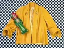 vintage 1950s jacket   mustard