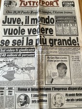 JUVENTUS v ASTON VILLA European Cup 1882/3 Plus TICKET.