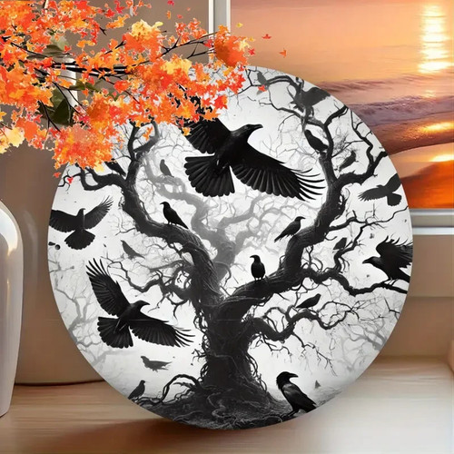 Metal halloween tree - metal,
