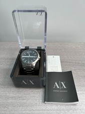 ARMANI EXCHANGE MENS WATCH AX2103 STAINLESS STEEL BRACELET ORIGINAL BOX & CERTS