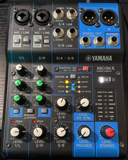 Yamaha - MG06X 6-channel