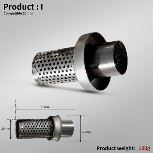 60mm motorcycle exhaust can - 60mm,
