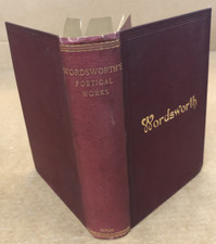 Wordsworth's Poetical Works - Antique Hardback - 1895