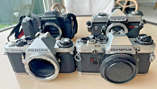 Slr film cameras olympus - film, 4