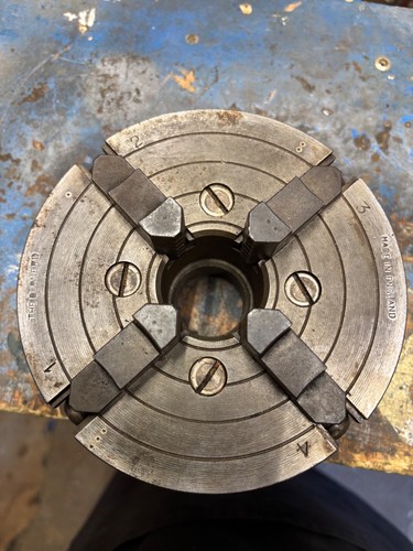 Bernard inch lathe chuck - 6,