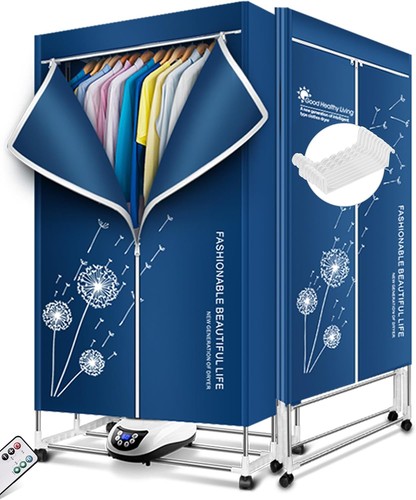 1500w heated clothes airer - heated,