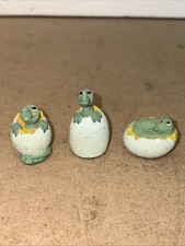 Bundle x 3 RARE Genesis Creations Nesslet/Draglet Green Dragon Hatchling