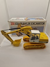 Vintage JCB 820 Crawler Excavator Die Cast Model W Germany 1/32 Scale Rare Boxed