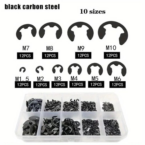 120pcs clip circlip set - 120pcs,