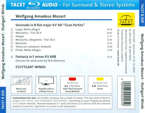 Mozart serenade b flat - mozart:,