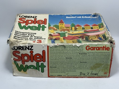 Vintage lorenz spiel welt town - vintage,