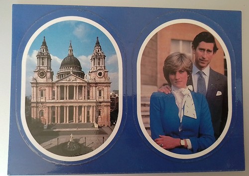 Vintage postcard commemorating
