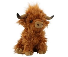 Clever Brown Highland Cow Coo