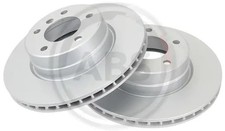 2x Brake disc Vented 17531