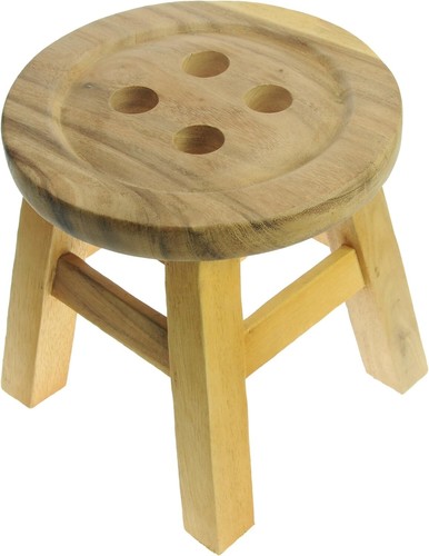 Childrens wooden stool - ,