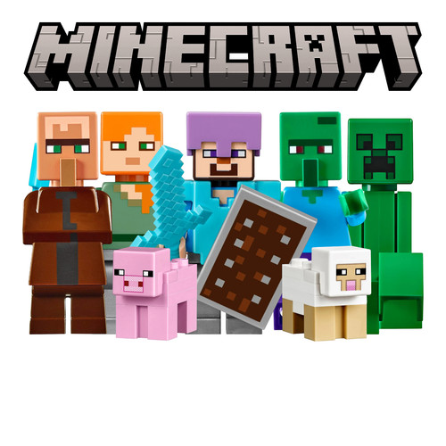 Lego minecraft minifigures - lego,