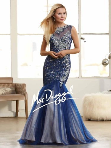 Mac duggal navy blue - mac,