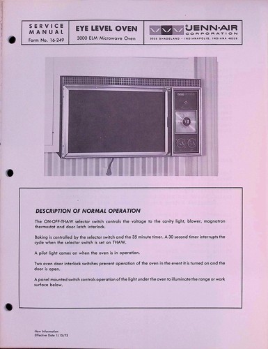 1975 jenn air - jenn-air, elm