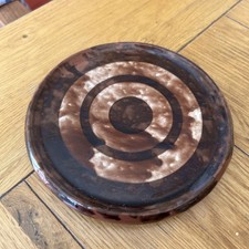 VINTAGE ART DECO MOTTLED BROWN