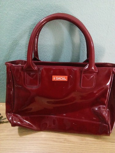 Sachi patent insulated handbag - sachi,
