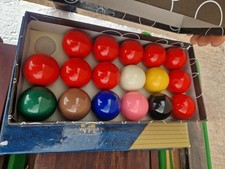 Snooker Table Full Size with Scoreboard, Cues, Rack, Light