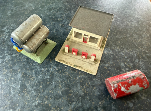Model petrol station and - petrol,