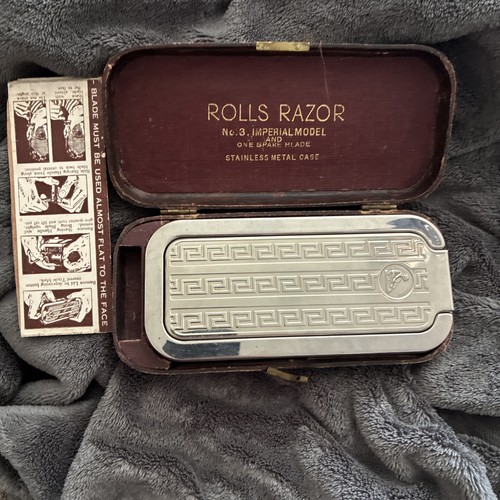 Vintage rolls razor set - vintage,