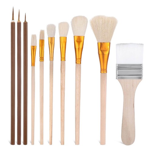 Pack glaze brushes for - pack,