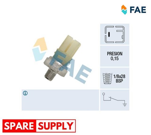 Oil pressure switch for - pressure,