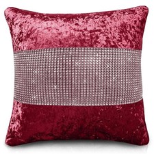 Diamond Crushed Velvet Cushion