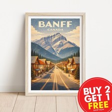 Banff Canada Travel Print