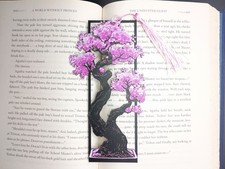 Sakura Bonsai Bookmark – 3D