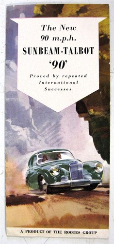 Sunbeam talbot car - sunbeam,