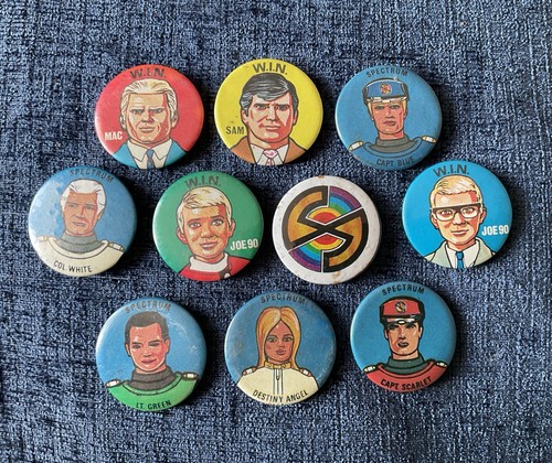 Vintage captain scarlet pin - vintage,