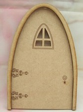 MDF Wooden fairy Door Arched