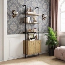 Industrial Tall Ladder Shelf