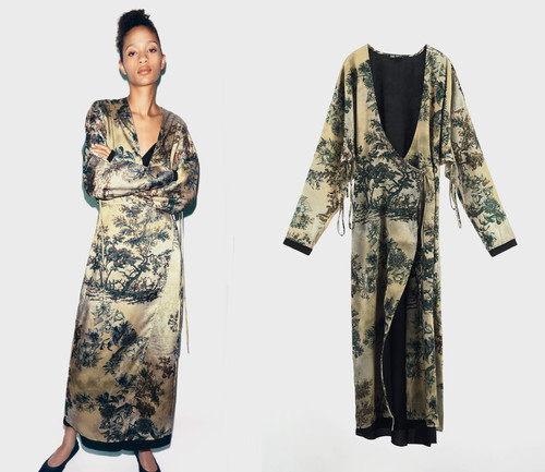 Zara long kimono - long, dress