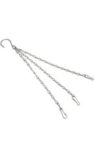 18 Inch - 3 Strand Hanging Basket Replacement Chain X3 L