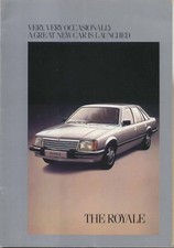 Vauxhall Royale Saloon + Coupe