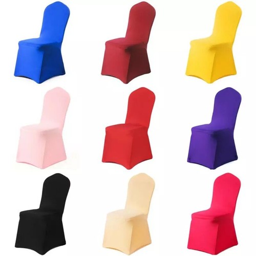 Spandex ivory wedding chair - ivory,