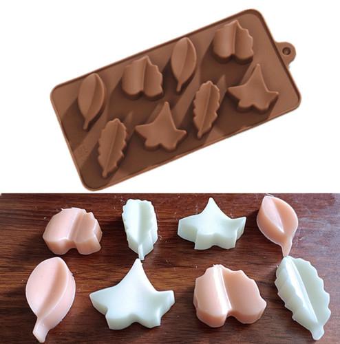 Silicone leaf chocolate - silicone,