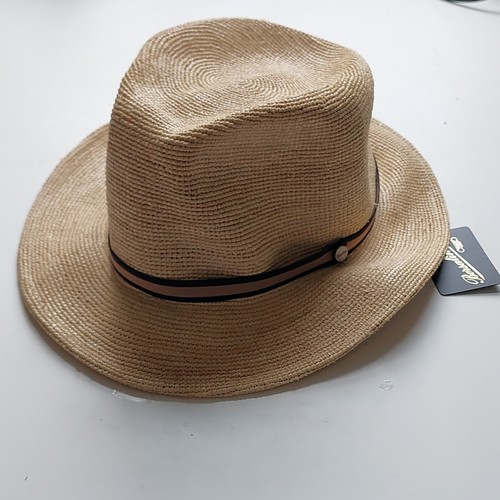 Borsalino beige braided straw - braided,