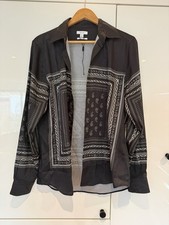 New Men’s Reiss Silky Black Dress Shirt Size M