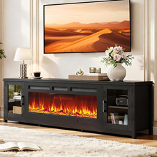 80" Fireplace TV Stand With