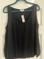 Loft Tank Top Women's L Black