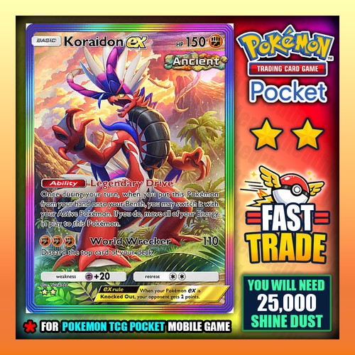 Pokemon tcg pocket koraidon - pocket,
